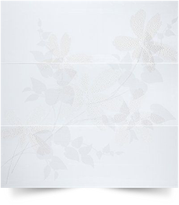 Glass Flower Blanco FNO 94.8x90 Porcelanosa